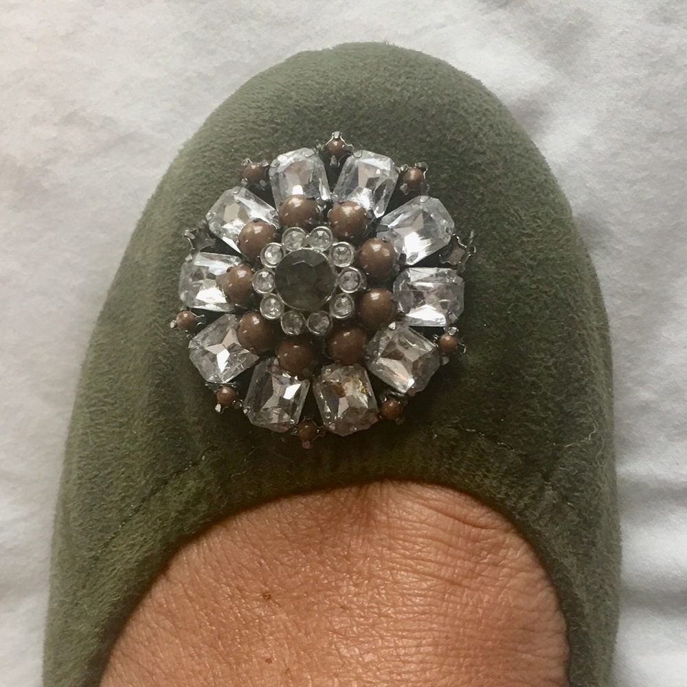 Asparagus Green flats
